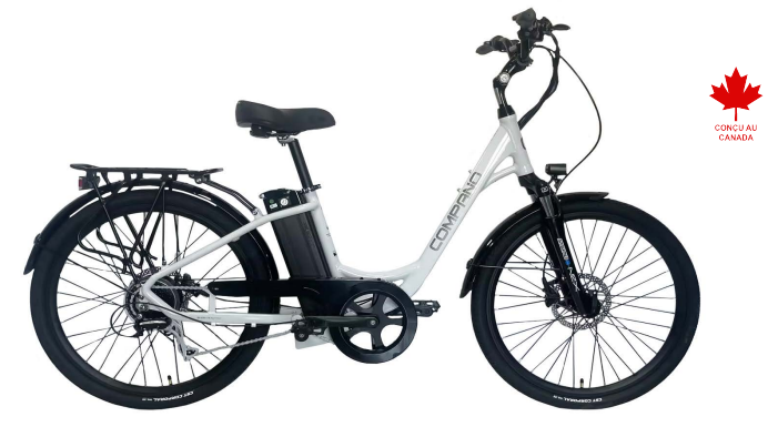 Vélo Électrique Canadien Compano FZ2 Blanc