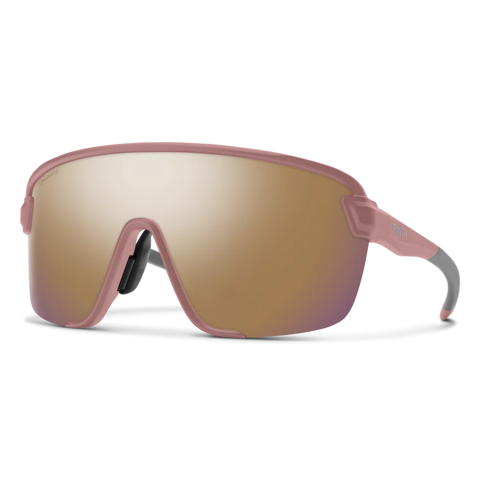 Lunettes Smith Bobcat Matte Chalk Rose | ChromaPop Rose Gold Mirror