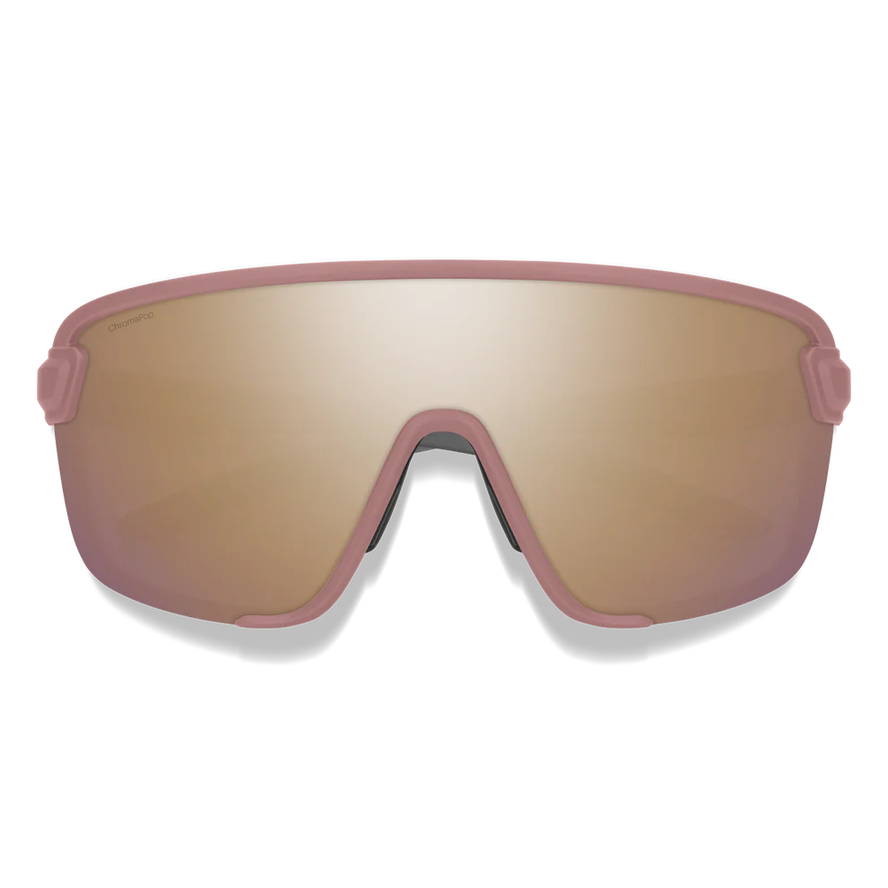 Lunettes Smith Bobcat Matte Chalk Rose | ChromaPop Rose Gold Mirror