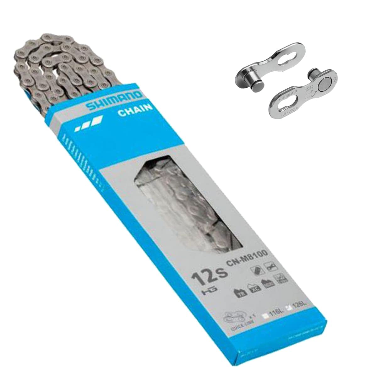 Chaine Shim Deore-XT CN-M8100 12 Vit Quick Link