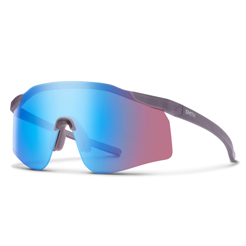 Lunettes Smith Defy Matte Meteorite Crystal | ChromaPop Low Light Rose Blue Mirror