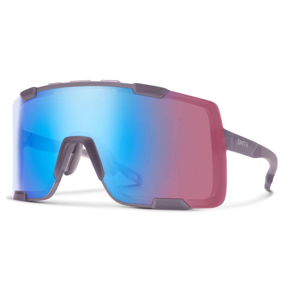 Smith Syncline Matte Meteorite Crystal | ChromaPop Low Light Rose Blue Mirror Sunglasses