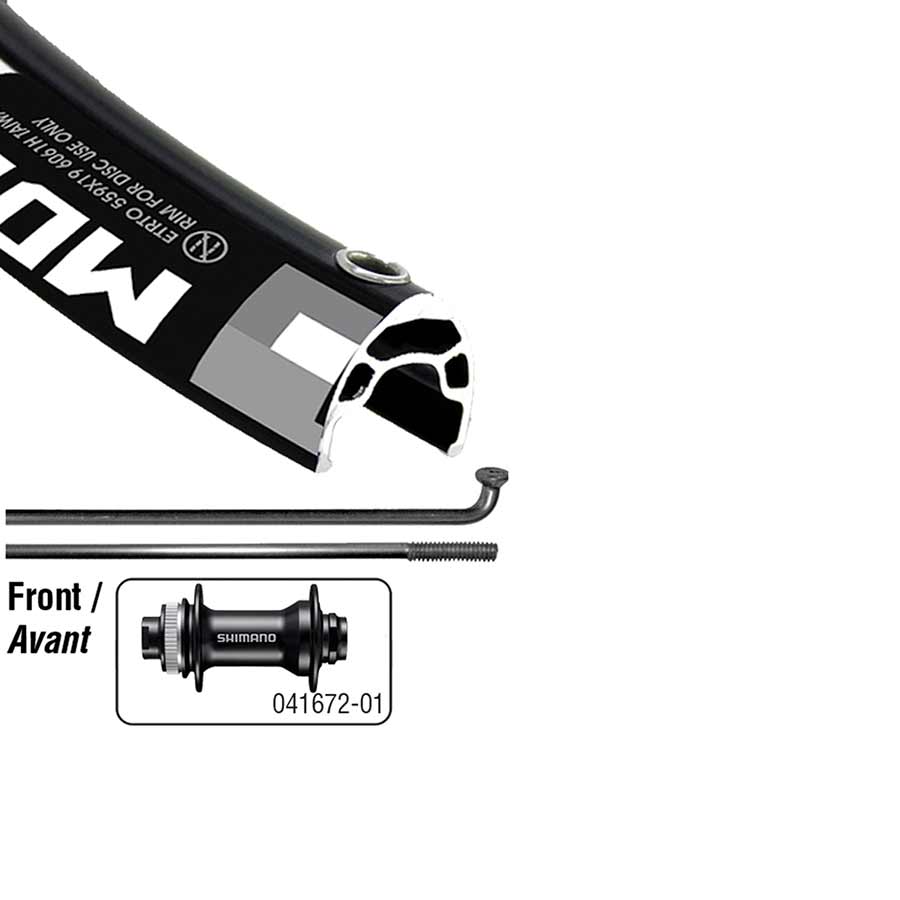 Roue Wheel Shop Avant Alex MD19 - Shimano MT400/M4050 29''