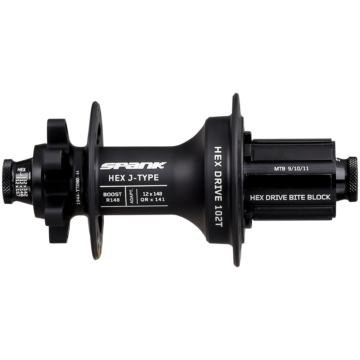 Moyeu Arrière Spank HEX Type J 32 Trous 12x148mm/XD