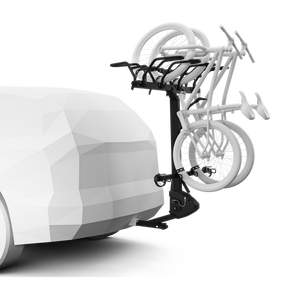 Adaptateur Thule ReVert installé dans le berceau d'un porte-vélos pour recevoir une roue de 24 pouces, vendu en ligne au Québec