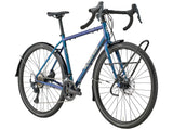Gros plan du cadre acier Kona Cromoly Butted du Sutra SE 2027 en finition Gloss Prism Dragonfly avec décalcomanies Putty, pensé pour les longues journées chargées.
