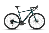 Vélo gravel Marin Gestalt 1 2026 en coloris Green, vue latérale complète montrant le cadre Series 3 en aluminium, la fourche carbone et les pneus 700x40c.