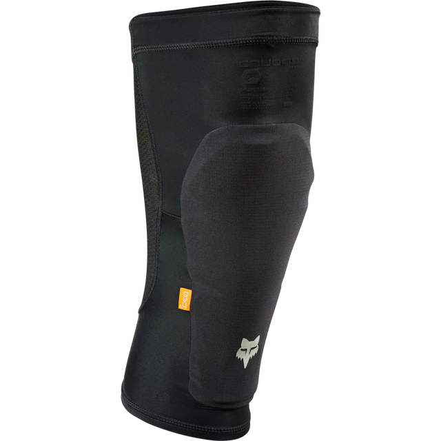 Paire de protège-genoux Fox Enduro D3O à coupe enveloppante pour le vélo de montagne, offerts chez Le Pédalier