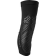 Paire de protège-genoux Fox Enduro Pro de couleur noire pour le vélo de montagne, à coupe enveloppante, offerts chez Le Pédalier