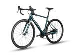 Gros plan de la transmission Shimano CUES 9 vitesses du Marin Gestalt 1 2026, avec pédalier 46/32 dents et cassette 11-36 dents pour grimper et relancer facilement.