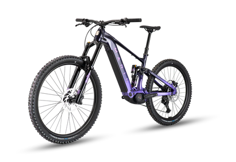 Vue arrière du Marin Alpine Trail E1 2026 mettant en valeur le moteur Bosch Gen 5 Performance Line CX, la batterie 800 Wh intégrée et le pneu arrière Schwalbe Magic Mary 27,5 pouces.