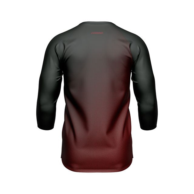 Maillot LS Corsino Neat Gris/Rouge