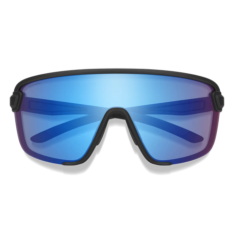 Lunettes Smith Bobcat Noir Mat | ChromaPop Low Light Rose Bleu