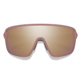 Lunettes Smith Bobcat Matte Chalk Rose | ChromaPop Rose Gold Mirror