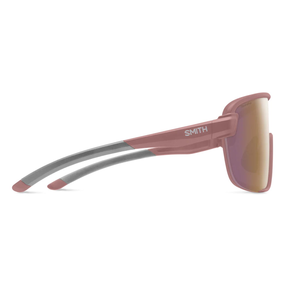 Lunettes Smith Bobcat Matte Chalk Rose | ChromaPop Rose Gold Mirror