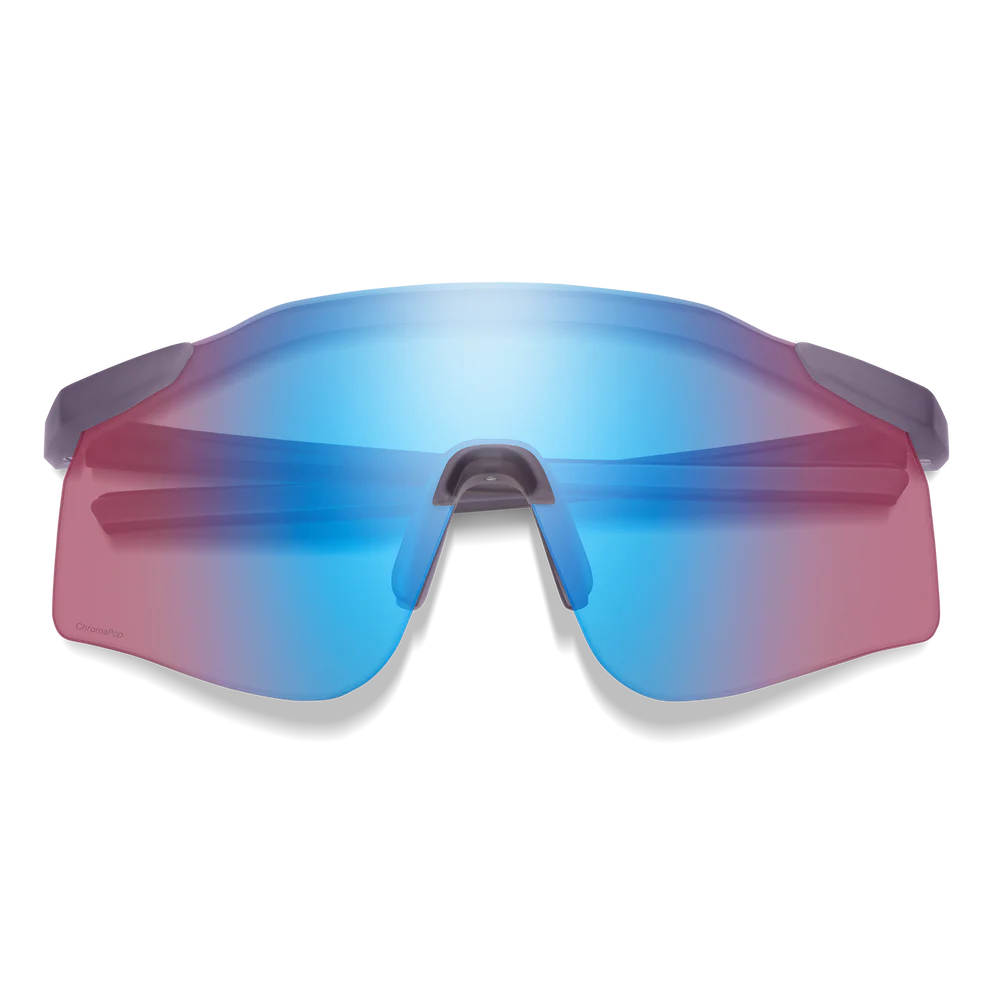 Smith Defy Matte Meteorite Crystal Glasses | ChromaPop Low Light Rose Blue Mirror