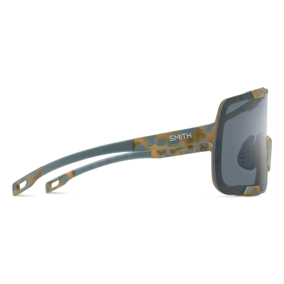 Lunettes Smith Syncline Matte Flint / Tarmac Tortoise | ChromaPop Slate