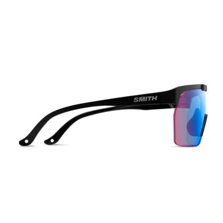 Lunettes Smith XC Noir mat | ChromaPop Low Light Rose Bleu Miroir